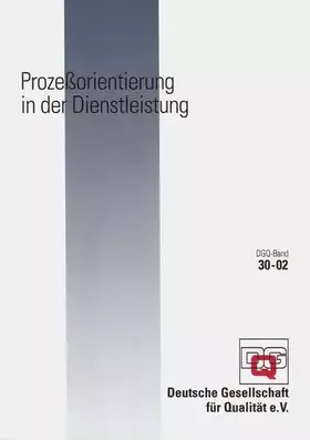 Couverture du produit · Prozessorientierung in der Dienstleistung (DGQ-Band)