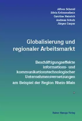 Couverture du produit · Globalisierung und regionale Beschäftigung: Beschäftigungseffekte informations- und kommunikationstechnologischer Unternehmensv