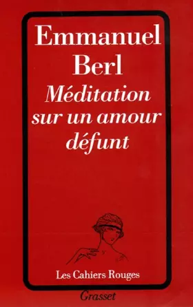 Couverture du produit · Méditation sur un amour défunt