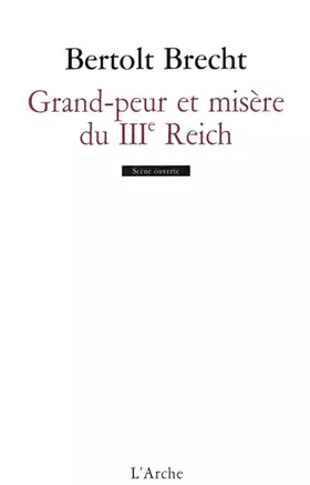 Couverture du produit · Grande peur et misère du IIIe Reich