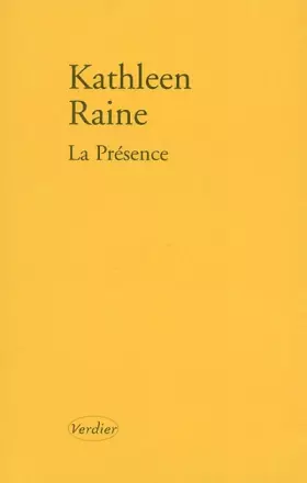 Couverture du produit · La Présence - Poèmes 1984-1987