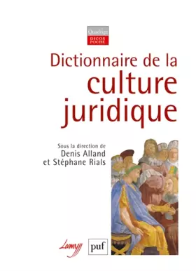 Couverture du produit · Dictionnaire de la culture juridique