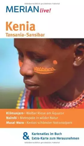 Couverture du produit · MERIAN live! Reiseführer Kenia Tansania Sansibar: MERIAN live! - Mit Kartenatlas im Buch und Extra-Karte zum Herausnehmen