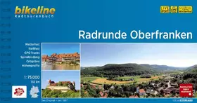 Couverture du produit · Radrunde Oberfranken: 552 km: Wetterfest, Reißfest, GPS-Tracks, Ortspläne, Höhenprofile. 552 km (Bikeline Radtourenbücher)