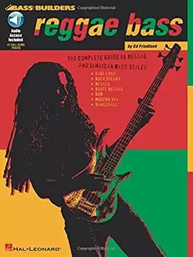 Couverture du produit · Reggae Bass Book | Complete Guide to Jamaican Bass Styles Songbook | 47 Demo Tracks with Bass Tab and Standard Notation | Ska, 