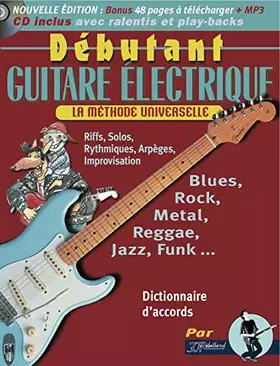 Couverture du produit · Rébillard : Débutant Guitare Electrique Tab (+ 1 CD)