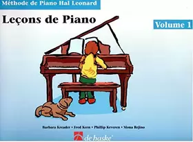 Couverture du produit · LECONS DE PIANO, VOLUME 1 METHODE DE PIANO HAL LEONARD - PIANO - RECUEIL: 01