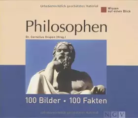 Couverture du produit · Philosophen: 100 Bilder - 100 Fakten