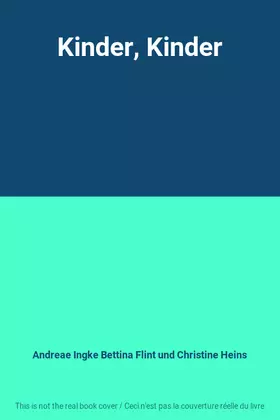 Couverture du produit · Kinder, Kinder