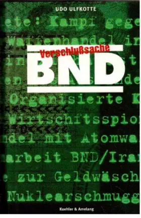 Couverture du produit · Verschlußsache BND