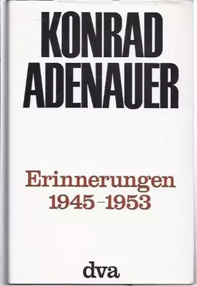 Couverture du produit · Erinnerungen 1945-1953