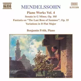 Couverture du produit · Piano Works Vol 4. - Sonata In G Minor, Op.105 / Fantasia On "The Last Rose Of Summer", Op.15 / Variations In B Flat Major