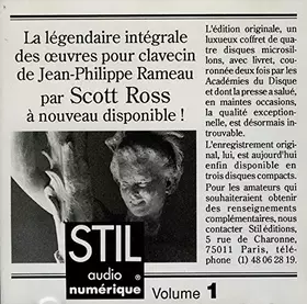 Couverture du produit · Rameau : Intégrale des oeuvres pour clavecin Vol.1