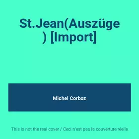Couverture du produit · St.Jean(Auszüge) [Import]