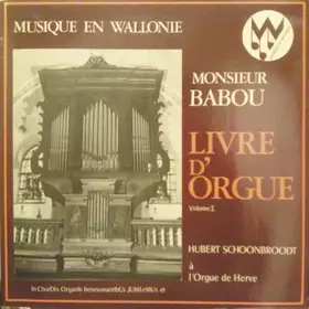 Couverture du produit · Livre D'Orgue (Volume I)