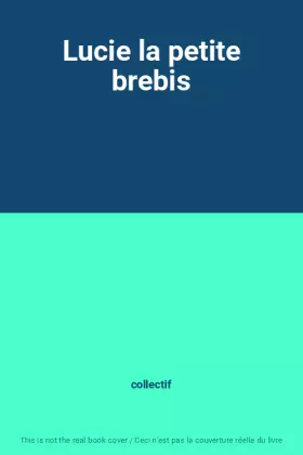 Couverture du produit · Lucie la petite brebis