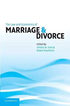 Couverture du produit · The Law and Economics of Marriage and Divorce