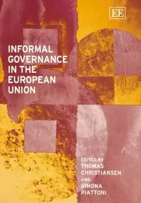 Couverture du produit · Informal Governance in the European Union