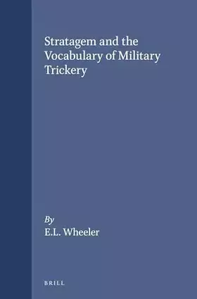 Couverture du produit · Stratagem and the Vocabulary of Military Trickery: 108