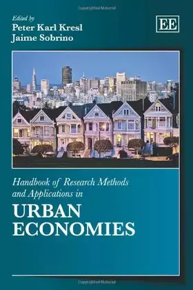 Couverture du produit · Handbook of Research Methods and Applications in Urban Economies