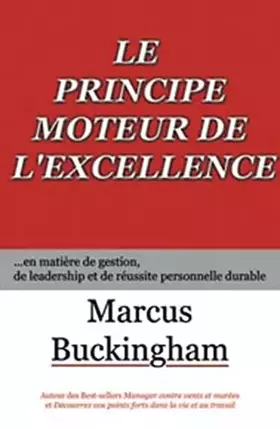Couverture du produit · Principe moteur de l'excellence