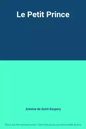 Couverture du produit · Le Petit Prince