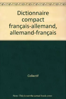 Couverture du produit · Dictionnaire compact français-allemand, allemand-français