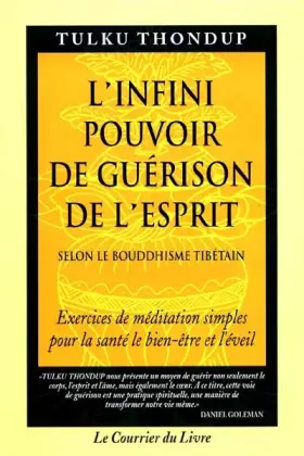 Couverture du produit · L'Infini pouvoir de guérison de l'esprit selon le bouddhisme tibétain