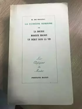 Couverture du produit · LA COMEDIE HUMAINE.ETUDES DE MŒURS.SCENES DE LA VIE PRIVEE,II.