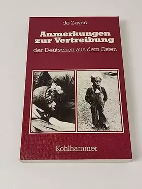 Couverture du produit · Anmerkungen zur Vertreibung der Deutschen aus dem Osten