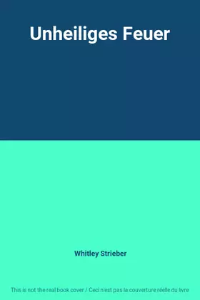 Couverture du produit · Unheiliges Feuer