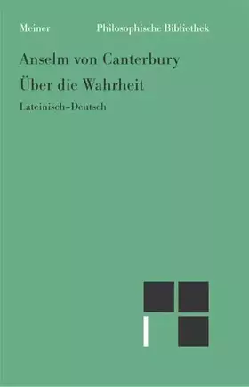 Couverture du produit · Über die Wahrheit: Zweisprachige Ausgabe (Philosophische Bibliothek)
