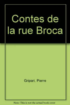 Couverture du produit · Contes de la rue Broca