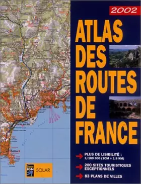 Couverture du produit · Atlas des routes de France, Edition 2002