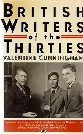 Couverture du produit · British Writers of the Thirties (Oxford Paperbacks)