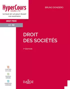 Couverture du produit · Droit des sociétés - 7e ed.