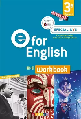 Couverture du produit · E for English 3e - Anglais Ed.2017 - Workbook Spécial DYS