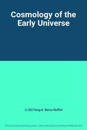 Couverture du produit · Cosmology of the Early Universe