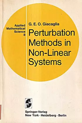 Couverture du produit · Perturbation Methods in Non-Linear Systems
