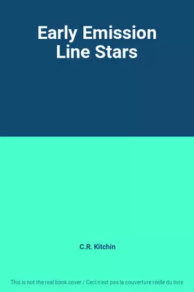 Couverture du produit · Early Emission Line Stars