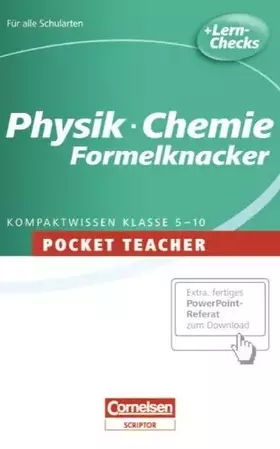 Couverture du produit · Pocket Teacher - Sekundarstufe I: Physik/Chemie: Formelknacker