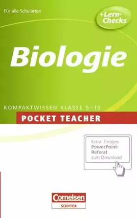 Couverture du produit · Pocket Teacher - Sekundarstufe I: Biologie