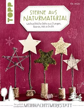 Couverture du produit · Sterne aus Naturmaterial (kreativ.kompakt): Weihnachtliche Deko aus Zweigen, Beeren, Holz & Draht