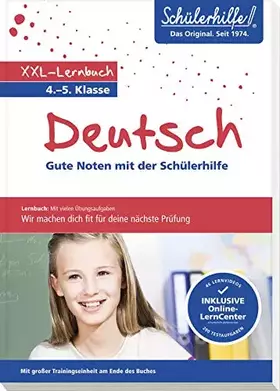 Couverture du produit · XXL-Lernbuch Deutsch 4./5. Klasse: Gute Noten mit der Schülerhilfe