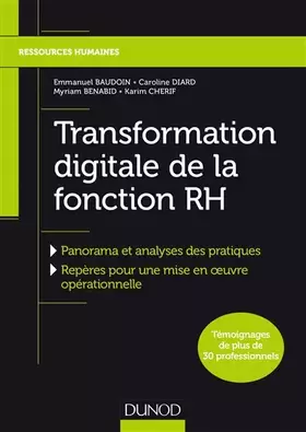 Couverture du produit · Transformation digitale de la fonction RH