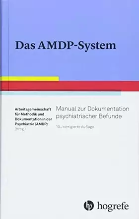Couverture du produit · Das AMDP-System: Manual zur Dokumentation psychiatrischer Befunde
