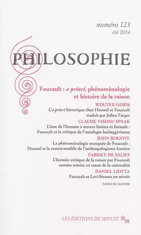 Couverture du produit · Philosophie 123