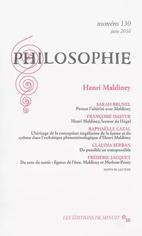 Couverture du produit · Philosophie 130