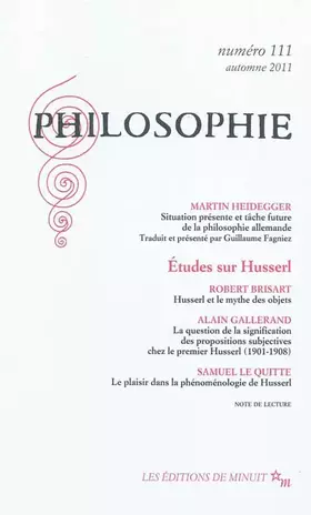 Couverture du produit · Philosophie 111