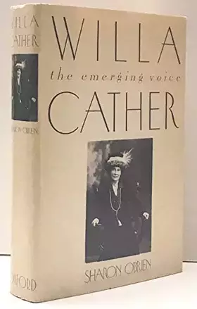 Couverture du produit · Willa Cather: The Emerging Voice